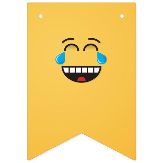 Banderines Cara con lágrimas de alegría (Primera bandera)