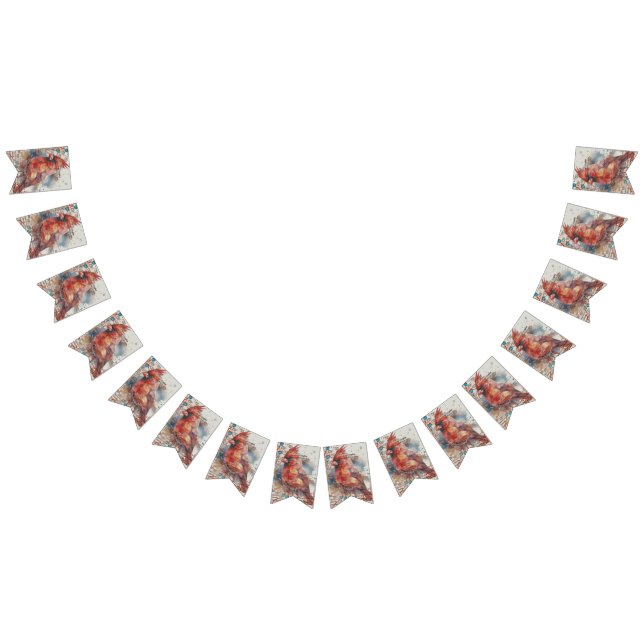 Banderines Cardenal sobre la hoja de ruta de Virginia (Todo)