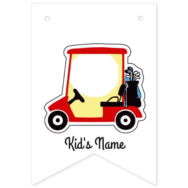 Banderines Carro de golf (Primera bandera)