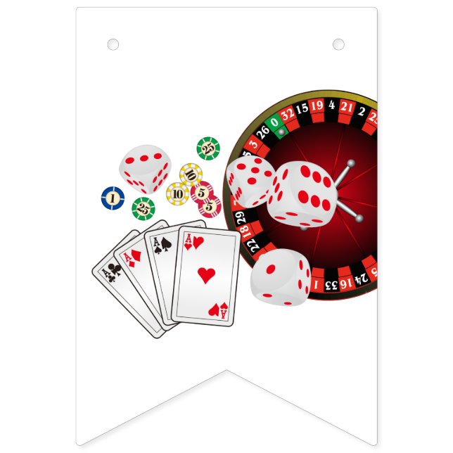 Banderines casino, feliz cumpleaños, BANNER DE BUNNING (Séptima bandera)