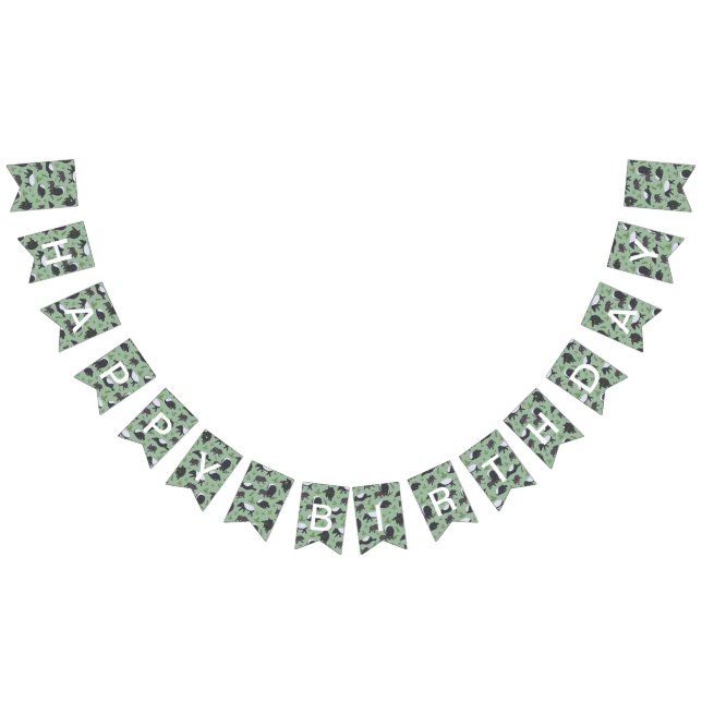 Banderines Cena de la familia Tapir en verde (Todo)