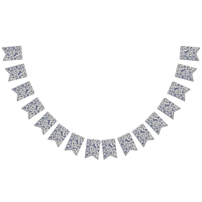 Banderines Chic Blue & White Fantasy Halloween  (Todo)