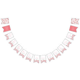 Banderines Chica de fresa Berry Primer cumpleaños