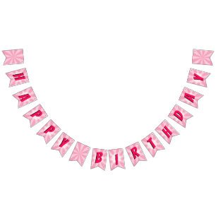 Banderines Chica de libros de historietas de superhéroes Pink