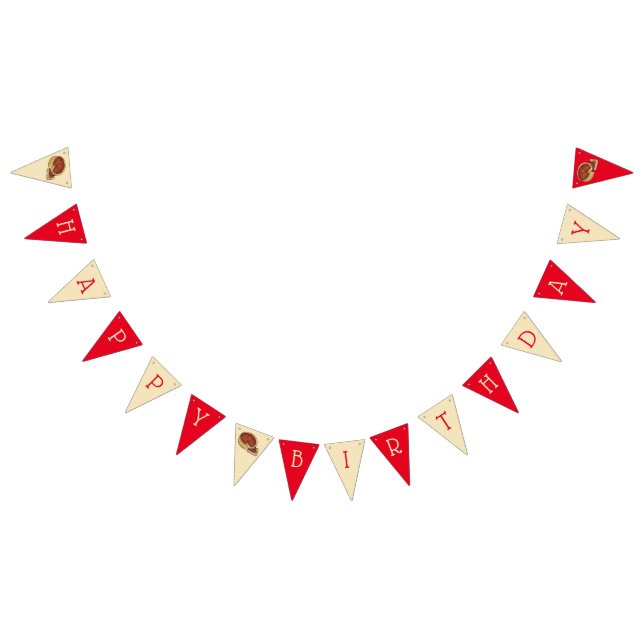 Banderines Chicago Deep Dish Pizza Fiesta Feliz Cumpleaños (Todo)