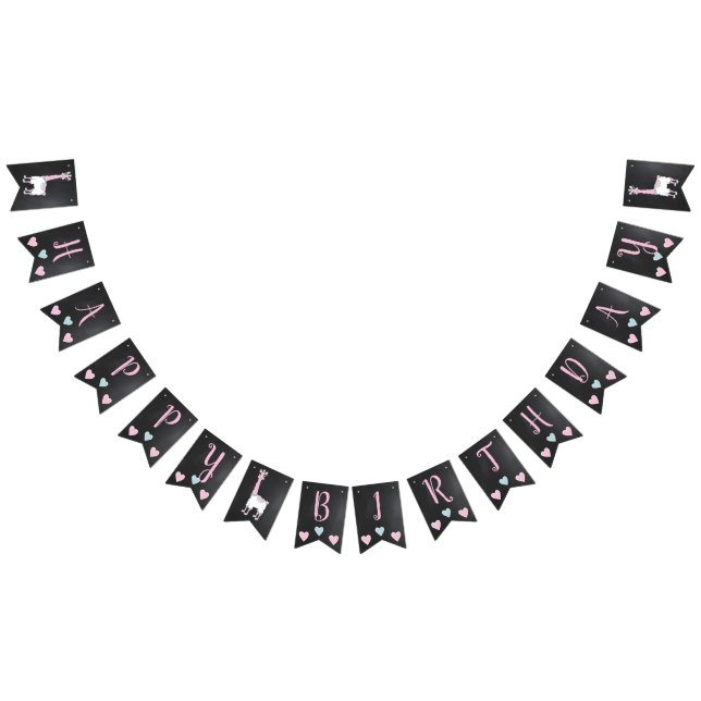 Banderines Chicas rosados de Llama Pajama Fiesta de resaca (Todo)