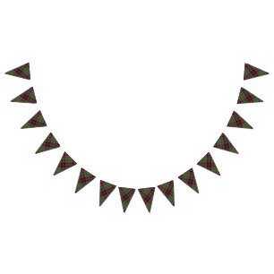 Banderines Clan escocés Cumming Hunting Tartán