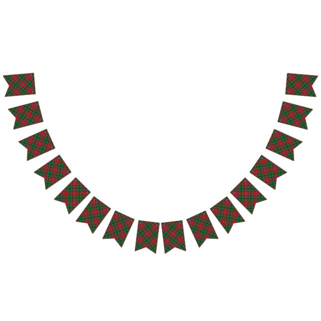 Banderines Clan escocés MacCulloch Tartán (Todo)