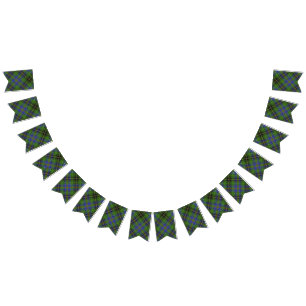 Banderines Clan escocés MacInnes Tartán
