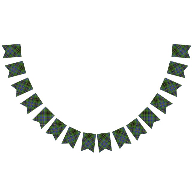 Banderines Clan escocés MacInnes Tartán (Todo)