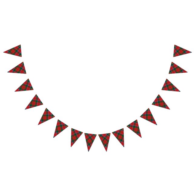 Banderines Clan escocés MacNaughton MacNachtan Tartán (Todo)