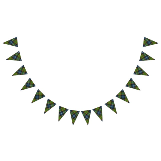 Banderines Clan escocés MacRae Hunting Tartán (Todo)