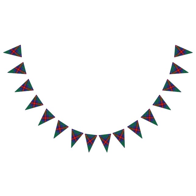 Banderines Clan Jardine Tartán (Todo)