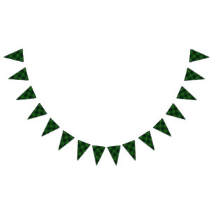 Banderines Clan MacArthur tartán verde y negro de Arturo
