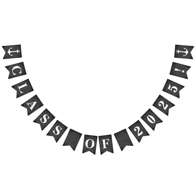 Banderines CLASE DE 2025 sobre tablero de croquis simulado co (Todo)