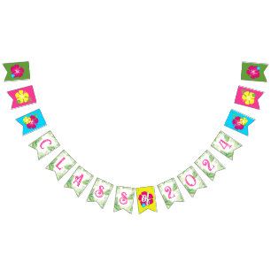 Banderines Clase de Banner de graduación de Luau tropical 202