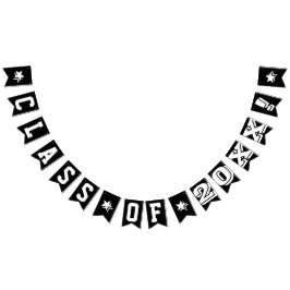 BANDERINES CLASE DE GRADUACIÓN PERSONALIZADA DE RÓTULO AÑO, N