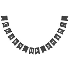 Banderines CLASE DE personalizable DE 2023 en Chalkboard Simu