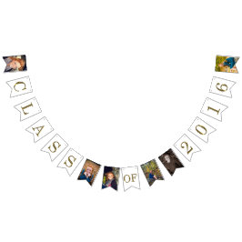 Banderines Clase del oro 2016 y de blanco de la foto