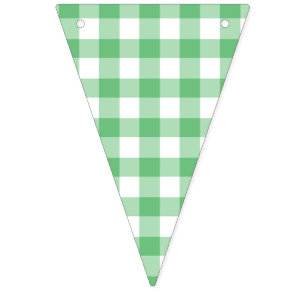 Banderines Clásico Gingham Summer Green