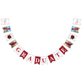 Banderines Class of 2026 Graduation Banner in Red and White