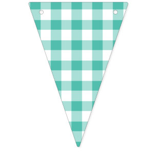 Banderines Classic Gingham Bluegrass Green