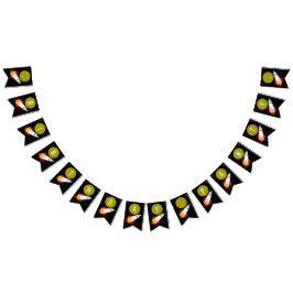 Banderines Cohetes espaciales al cumpleaños de los niños de l