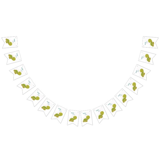 Banderines Colección Cute Turtle-Kawaii (Todo)