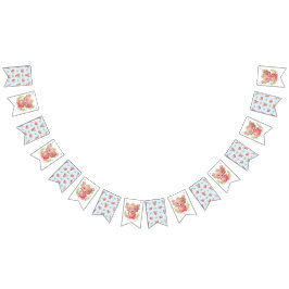 Banderines Colección del corazón del oso - Azul