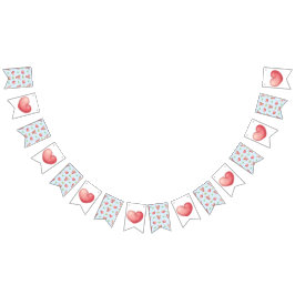 Banderines Colección del corazón del oso - Azul