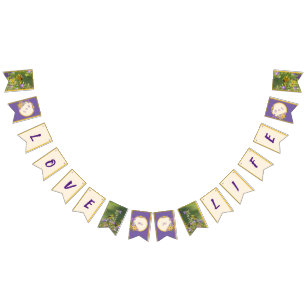 Banderines Colección Jardín de Primavera Crema