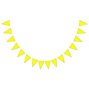 Banderines color amarillo