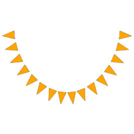 Banderines Color sólido neón Naranja | Clásica