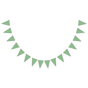 Banderines color verde oscuro