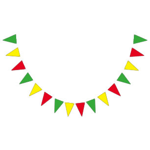 Banderines Colores rojos amarillos verdes + tus ideas