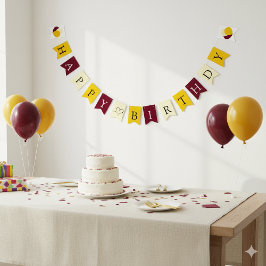 Banderines Colorful Bunting Flags for Birthday Celebrations