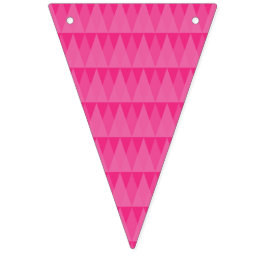 Banderines con triángulos rosas