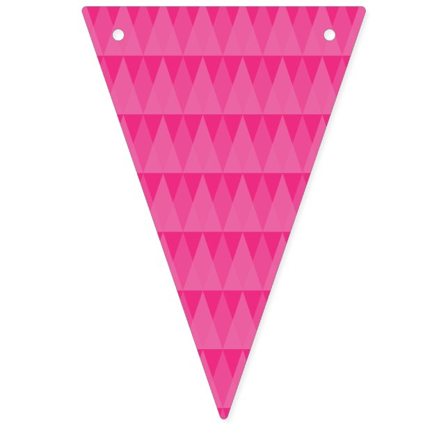 Banderines con triángulos rosas (Cuarta bandera)
