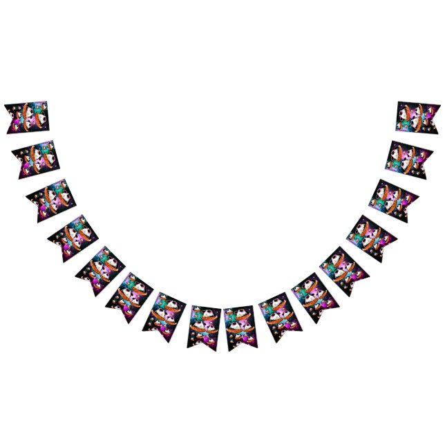 Banderines Conejillo de Indias divertido del espacio (Todo)