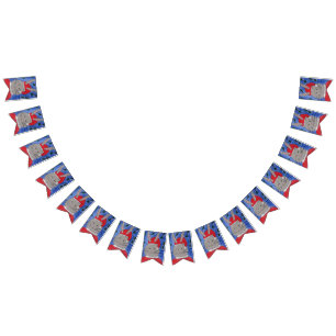 Banderines Conejito lindo de Santa