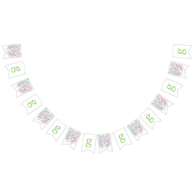 Banderines Confeti de Letras "G" (Todo)
