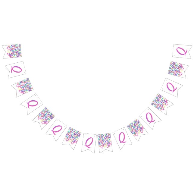 Banderines Confeti de Letras "Q" (Todo)