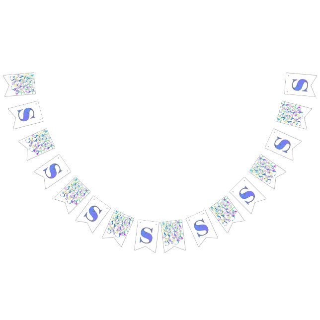 Banderines Confeti de Letras "S" (Todo)