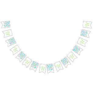 Banderines Confeti de Letras "U"