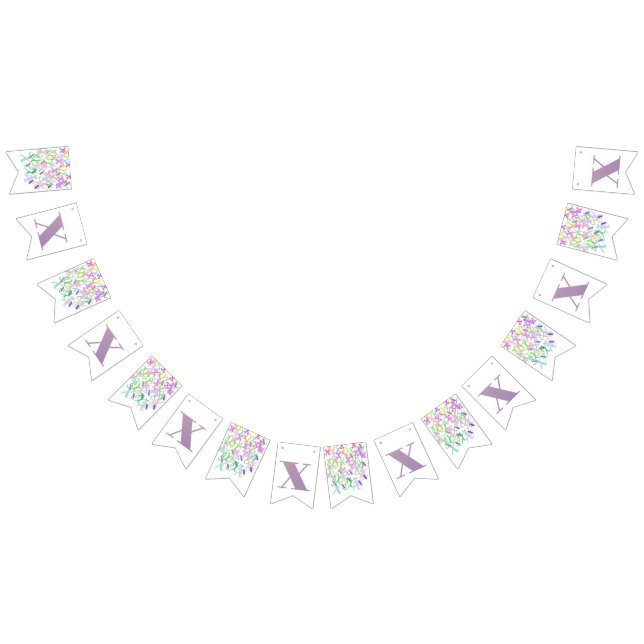 Banderines Confeti de Letras "X" (Todo)