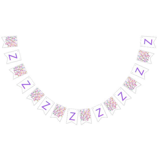 Banderines Confeti de Letras "Z" (Todo)