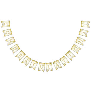 Banderines confeti del oro del ☆CONGRATULATIONS☆