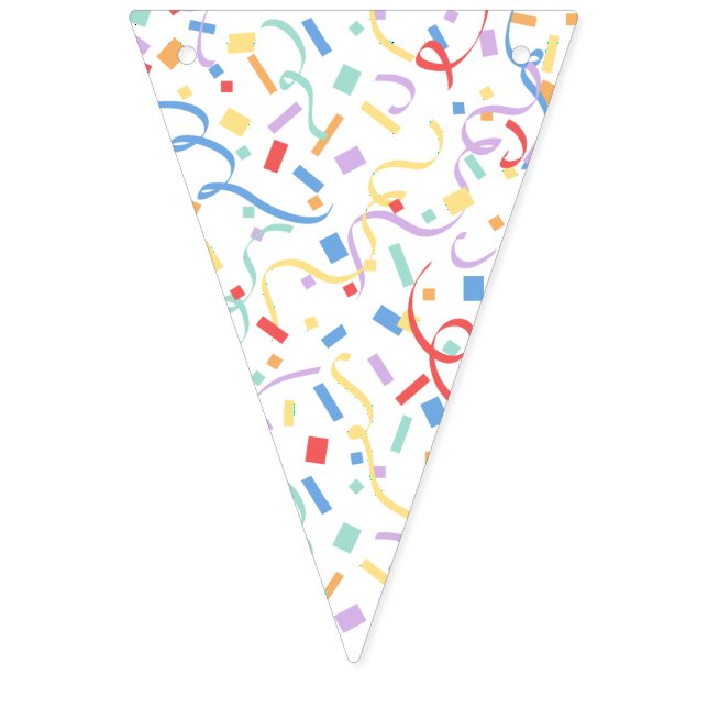 Banderines Confetti Brights (Sorpresa) (Primera bandera)