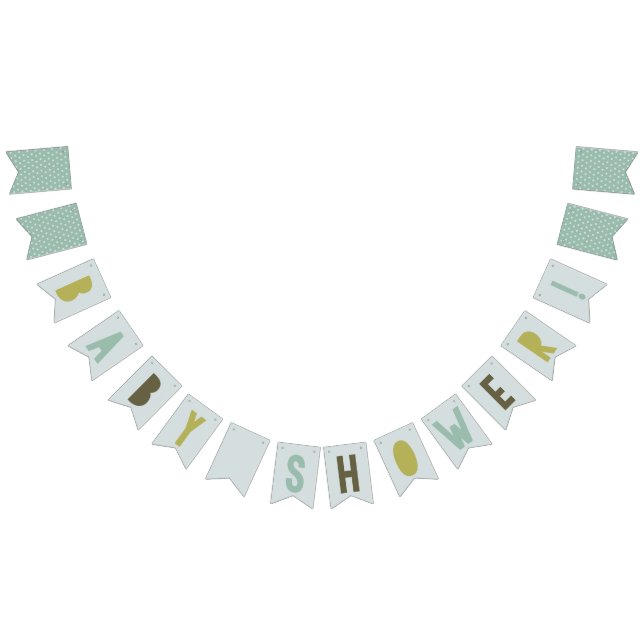 Banderines Conjunta Esfuerzo Parejas Baby Shower Bunting (Todo)