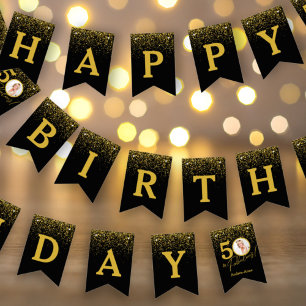 Banderines Crea tu propia foto de cumpleaños fabulosa